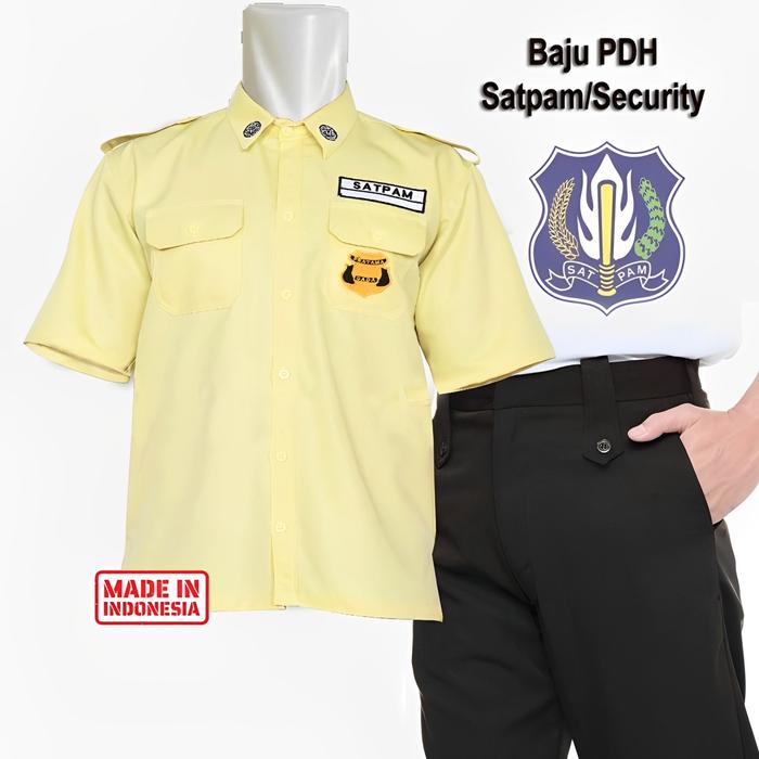 Gambar seragam satpam cream PDH celana security satpam krem pdl pdh baju cream krem seragam pdh pdl satpam cream baru - satu set pdh, S dari africobundanusantara undefined Tokopedia