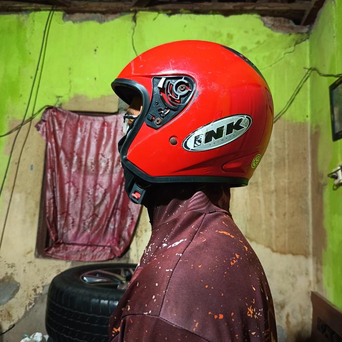 Gambar Helm half face second INK dari Jual Beli Helm Bekas. undefined Tokopedia