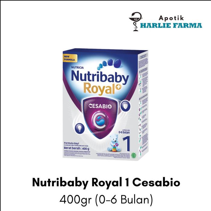 Gambar Nutribaby Royal 1 Cesabio - Susu Formula 400gr (0-6 Bulan) - 400g dari Apotek Harlie Farma undefined Tokopedia