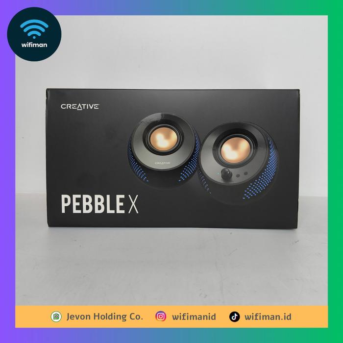 Gambar Creative Labs Pebble X 2.0 Bluetooth 5.3 USB C AUX Speaker Audio PC Desktop Computer Komputer - Pebble X dari Jevon Holding Co by Wifiman undefined Tokopedia