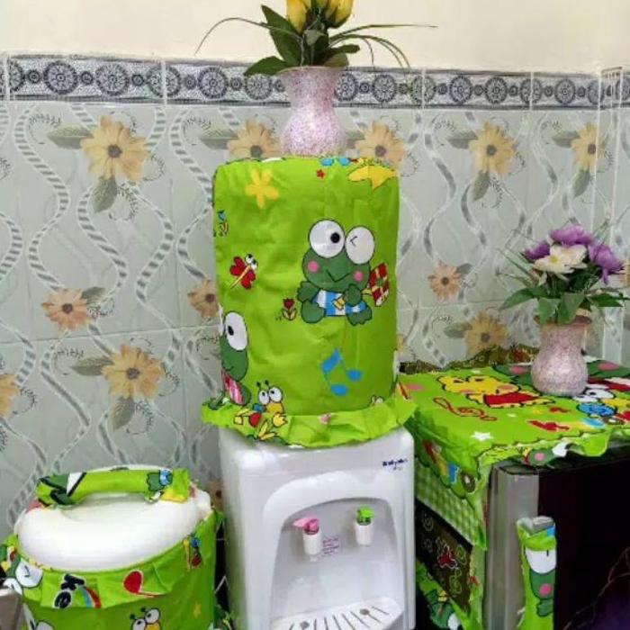 Gambar Kitchenset / Home Set Taplak Meja Makan / Set Dapur / Gkm / Cover Galon Karakter - Keropi dari Suncity44 undefined Tokopedia