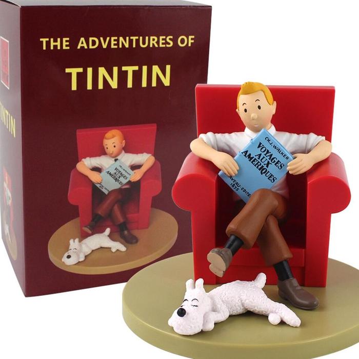 Gambar [BEST QUALITY] THE ADVENTURE OF TINTIN SERIES ACTION FIGURE - Kotak Merah dari Ceria Indonesia Official undefined Tokopedia