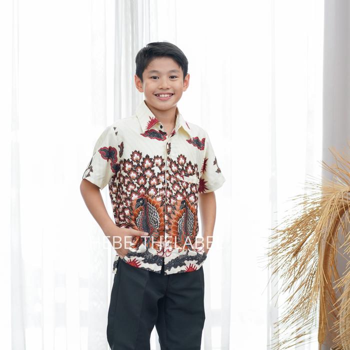 Gambar Agnia Kids Batik - ( Available Couple Dewasa & Anak ) - Men Kids White, Size 2 dari Hebe The Label undefined Tokopedia