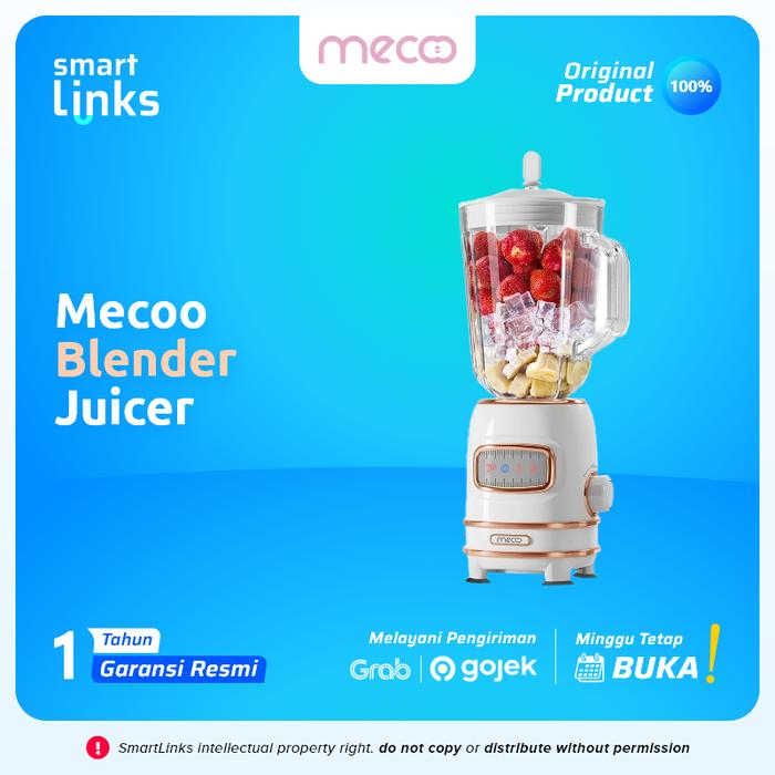Gambar Mecoo Aesthetic Ice Crusher 4 in 1 Blender juicer 300 Watt Antibacterial Odorless BPA Free Baby Food Grade - Milky White dari Smartlink Indonesia undefined Tokopedia