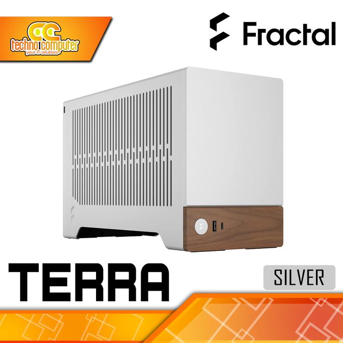Gambar CASING FRACTAL Design TERRA - Mini Tower mITX Case - Silver dari Techno Computer Bali undefined Tokopedia