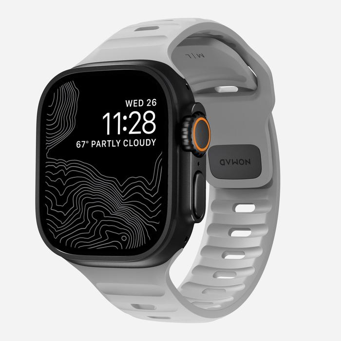 Gambar Strap Apple Watch Ultra iWatch 2 49mm 2023 Nomad Sport Waterproof Band - Lunar Gray dari Xperience Store undefined Tokopedia