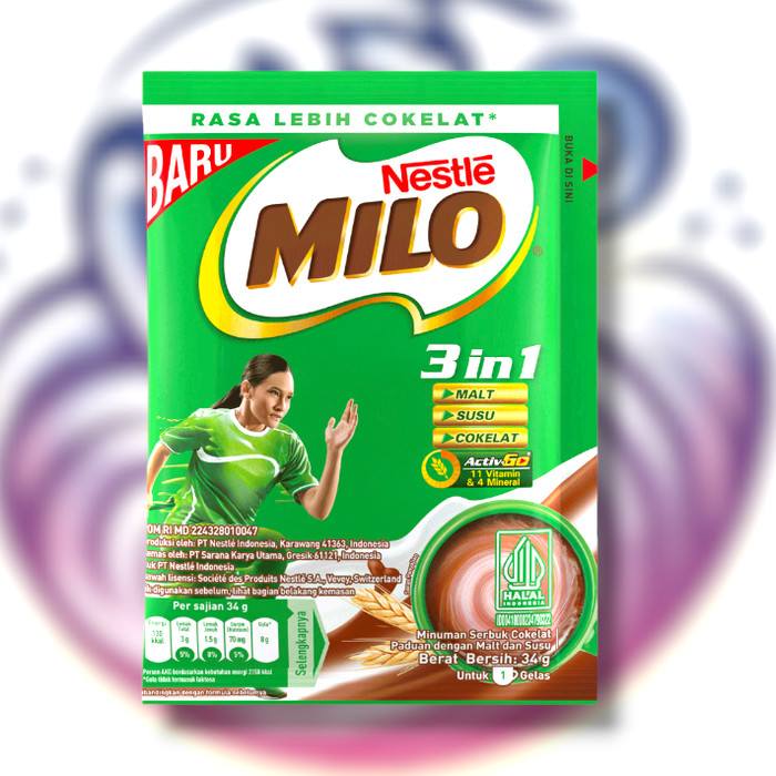 Gambar Milo 3in1 (Nestle)  @34gr dari TokoSemangatBaru undefined Tokopedia