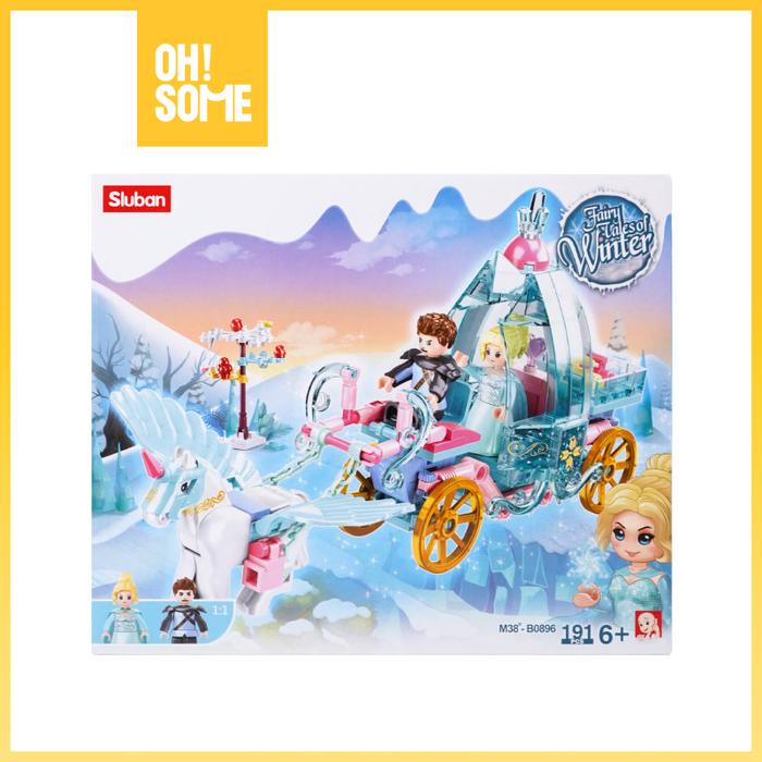 Gambar Oh!Some Sluban· Winter Wonderland - Ice and Snow Carriage 191pcs M38-B0896 Toys - Carriage dari OhSomeToys undefined Tokopedia