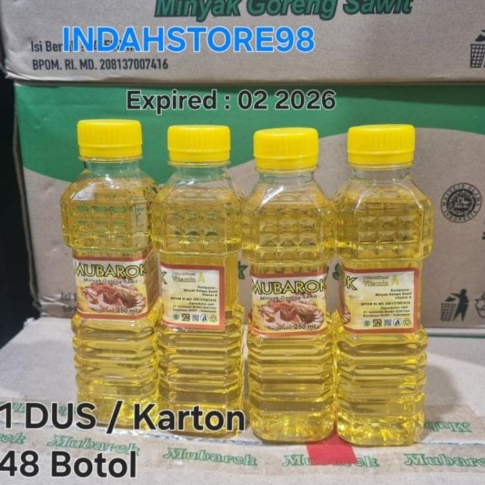Gambar 1 Dus Minyak Goreng 250ml Mahako Kemasan Botol Kecil Minyak Goreng Lolita 250 ml 48pcs ( Karton ) - Mahako 1 Dus dari sanjayain 22 undefined Tokopedia
