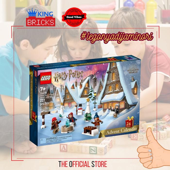 Lego Original Harry Potter 76418 Lego Harry Potter Advent Calendar Mainan  Anak Edukasi Film Disney Kalendar