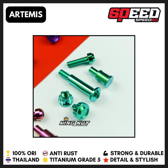 Gambar Probolt Titanium Baut Set Master Rem RPD King Nut Grade 5 - Artemis dari Speed60 undefined Tokopedia