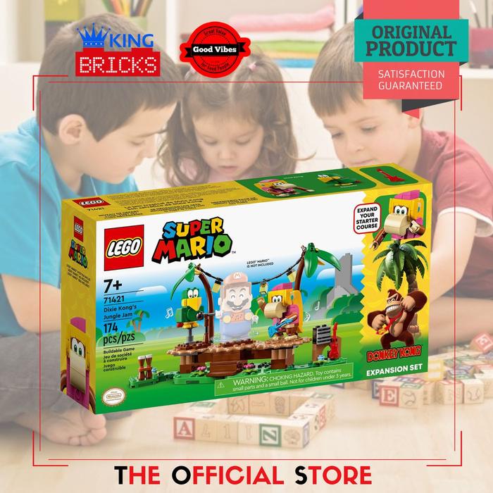 Gambar LEGO Original SUPER MARIO 71421 Dixie Kong Jungle Jam - Mainan Anak Video Game Nintendo Donkey Kong dari GV Online Shop undefined Tokopedia