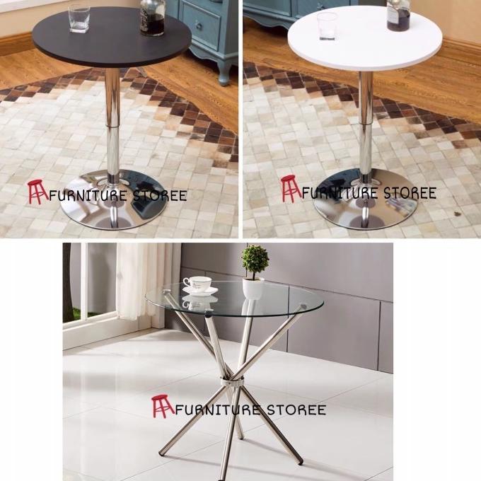 Gambar Meja Bar Meja Cafe Meja Barstool Meja Hidrolik Minibar Barstool Tbk - Putih dari elinsuherlin undefined Tokopedia