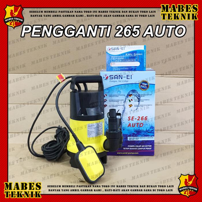 Gambar SAN EI 265 AUTO / SANEI SE265 - POMPA CELUP AIR / KOLAM - OTOMATIS dari MABESTEKNIK undefined Tokopedia