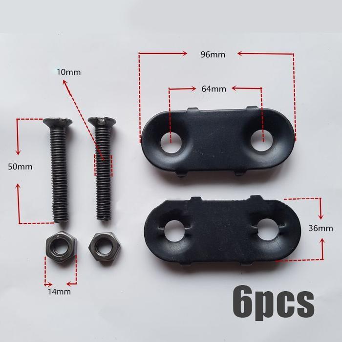 Gambar Besi Kuku Macan Fastener Fastener Penyambungan Belt Conveyor Rubber Sheet Clips - 6pcs-96*36mm dari PenjualSuper.idn undefined Tokopedia