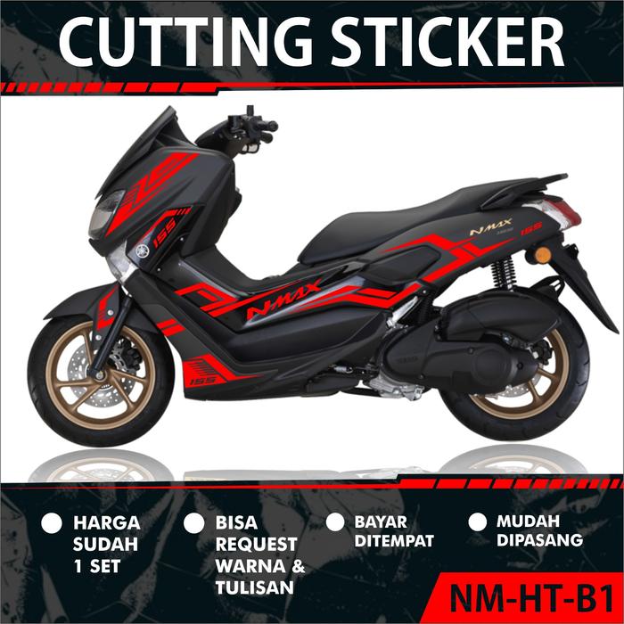 Gambar Cutting sticker Nmax hitam lama old stiker lis striping list decal Motor NMHTB1 - Merah dari FTR CUTTING STICKER undefined Tokopedia