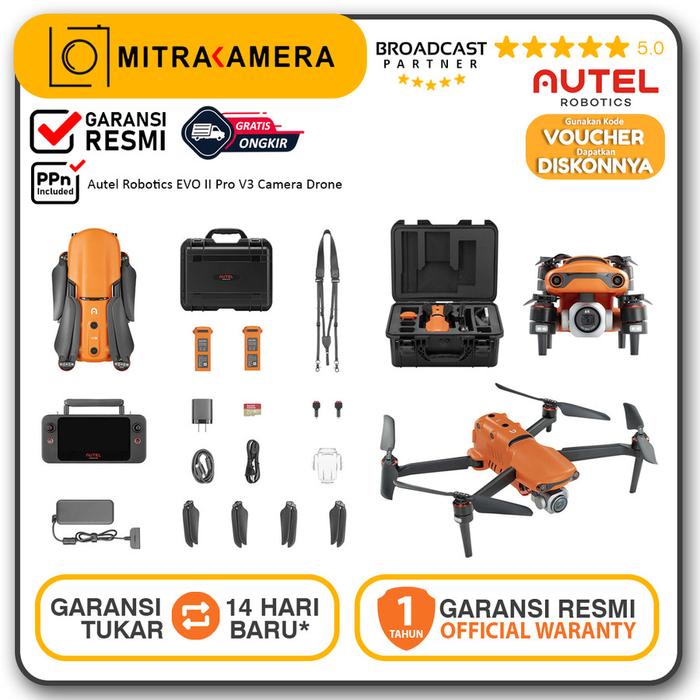Promo Autel Robotics EVO II Pro V3 Camera Drone Garansi Resmi