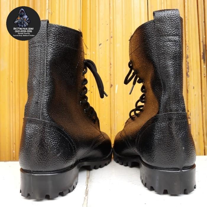 Gambar SEPATU PDL  Boots KULIT JERUK  Hitam LOGO POLRI ORIGINAL PEMBAGIAN PENDIDIKAN POLRI - 39 dari Rktacticalgear undefined Tokopedia