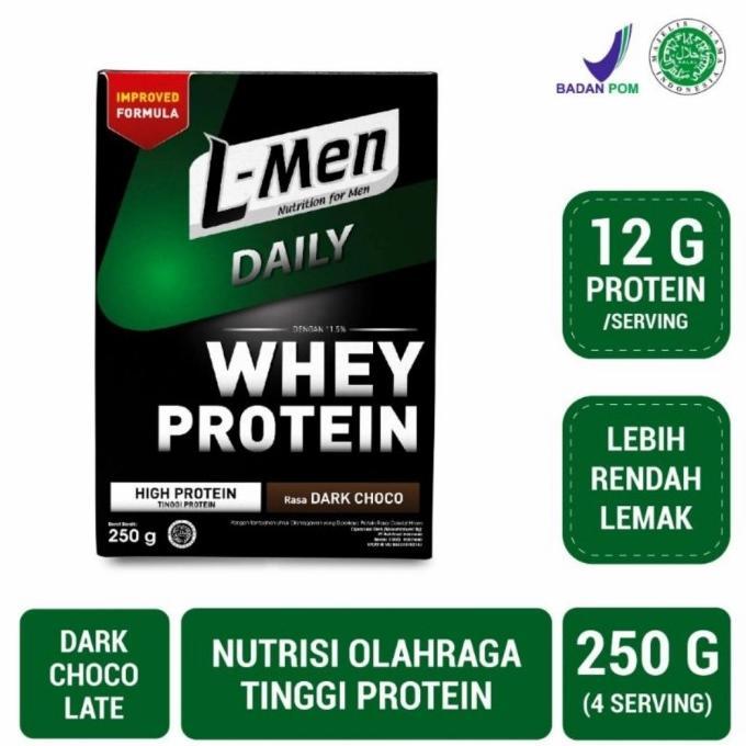 Gambar L-Men Whey Daily Protein Dark Chocolate 250Gr dari kapalsel undefined Tokopedia