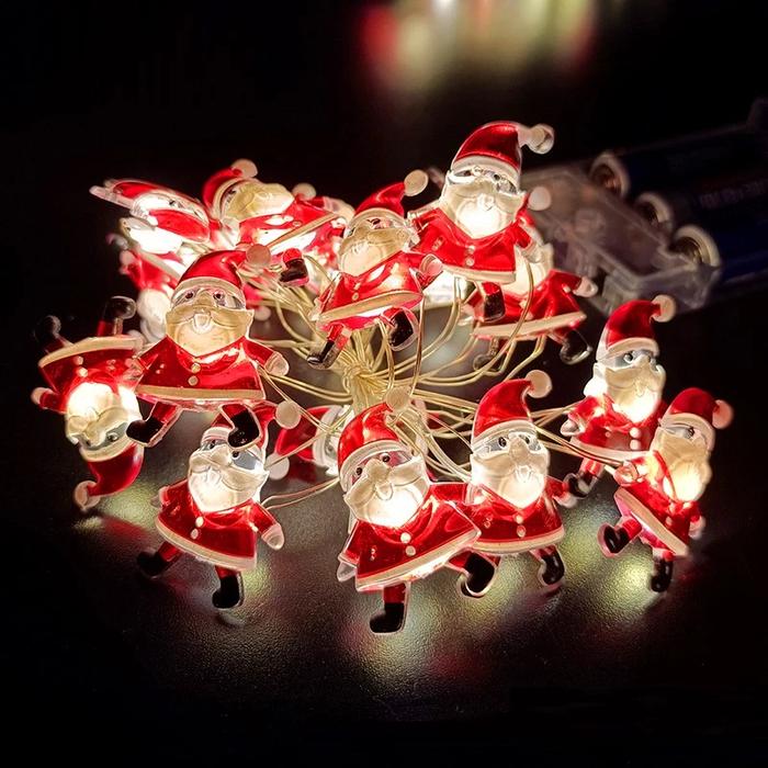 Gambar Lampu Led Natal Santa Sinterklas Ornamen Pohon Christmas Tree Cantik dari dibya wisnu mart undefined Tokopedia