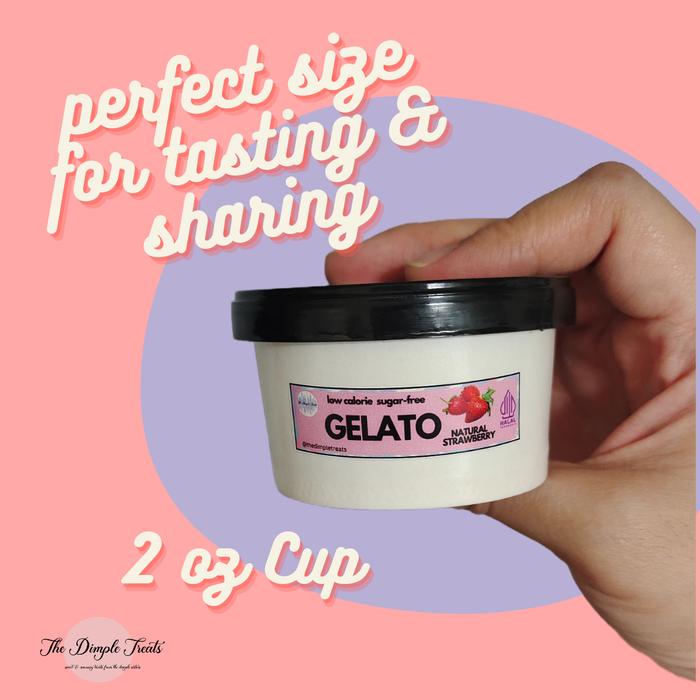 Gambar sugar free ice cream gelato tester cup 2oz the Dimple Treats dari The Dimple Treats undefined Tokopedia