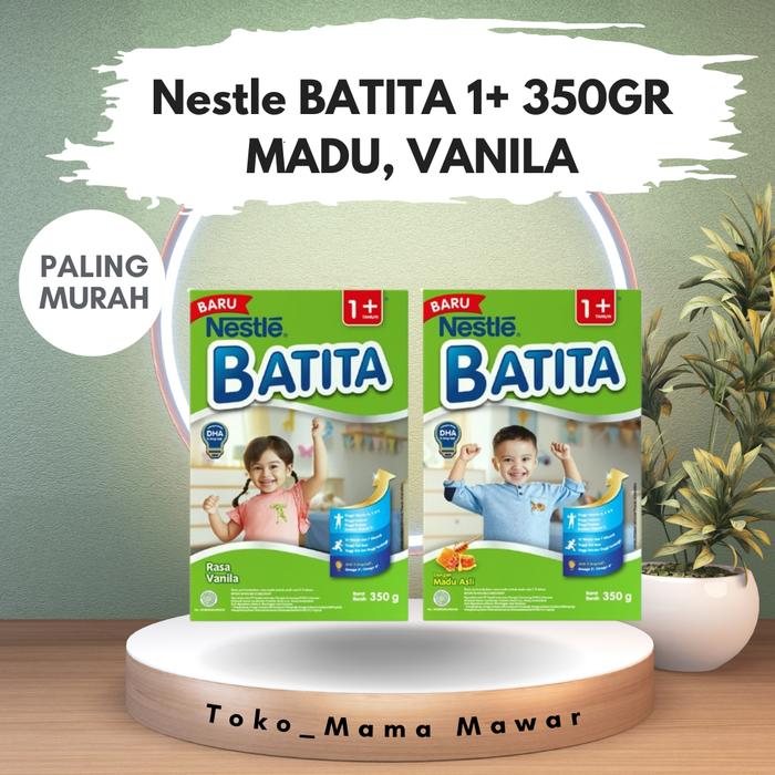 Gambar Paling Murah Nestle BATITA 1+ Susu Anak 1-3 Tahun rasa MADU/ VANILA 350GRAM - Madu dari BerkahMurah88 undefined Tokopedia