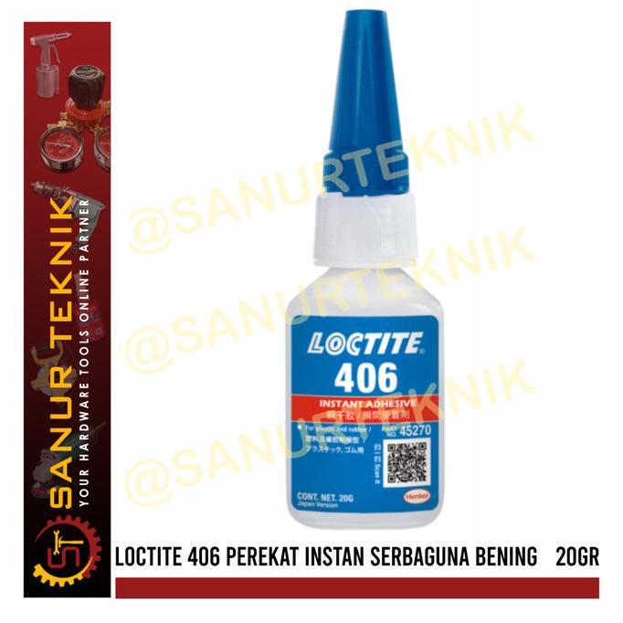Gambar LOCTITE 406 Perekat Instan Serbaguna Bening / Lem Multifungsi 20 gr dari Aldie shoop undefined Tokopedia