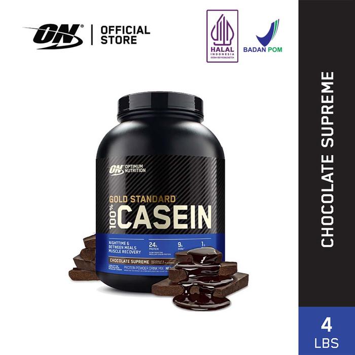 Promo Optimum Nutrition Gold Standard Casein 4 lbs - Van + Shaker Cicil ...