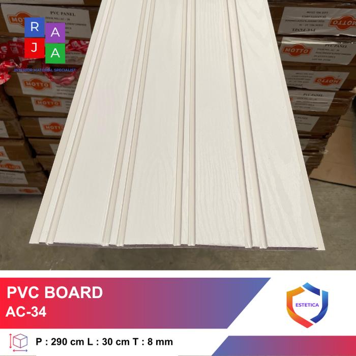 Gambar PVC Board Wall Panel Dinding PVC Motif Marmer Panjang 2,9 Meter - AC 34 dari ESTETICA INTERIOR DEKORASI undefined Tokopedia