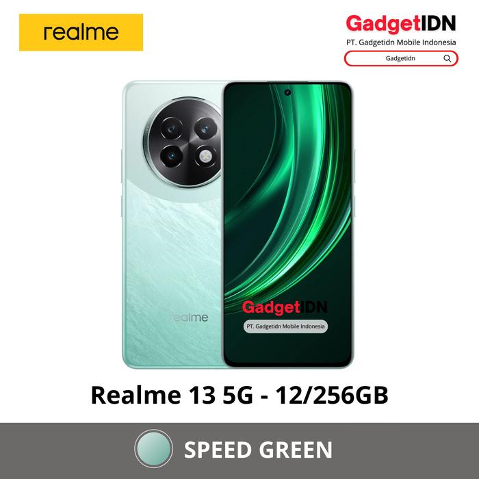 Gambar REALME 13+ 5G 12/256GB ( +14GB Extended RAM ) Garansi Resmi Realme - 13 5G - GREEN, TANPA BONUS dari GadgetIDN undefined Tokopedia