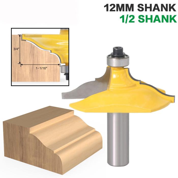 Jual 1/2 Mata Router Kayu Mata Ruter Profil Kayu Mata Profil Router Bit ...