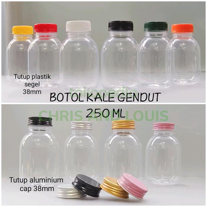 Gambar BOTOL KALE GENDUT 250ml / BOTOL GEMOY 250ml - ALU SILVER dari Rumah botol taman ratu undefined Tokopedia