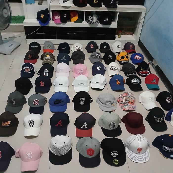 Gambar Borongan topi MLB X 85k wajib take all dari Hadi second brand undefined Tokopedia