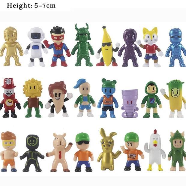 Gambar 8-24pcs Stumble Guys Action Figure Kawaii Anime PVC Game Model Statue Set Multiplayer Type Collection Kid Birthday Gift Toy - 24PCS-D dari tagon farm undefined Tokopedia