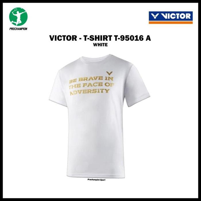 Gambar Alat Badminton Kaos Jersey Badminton Victor Shirt T 95016 White Original 100% Best Quality - XXL dari MIZUEE undefined Tokopedia