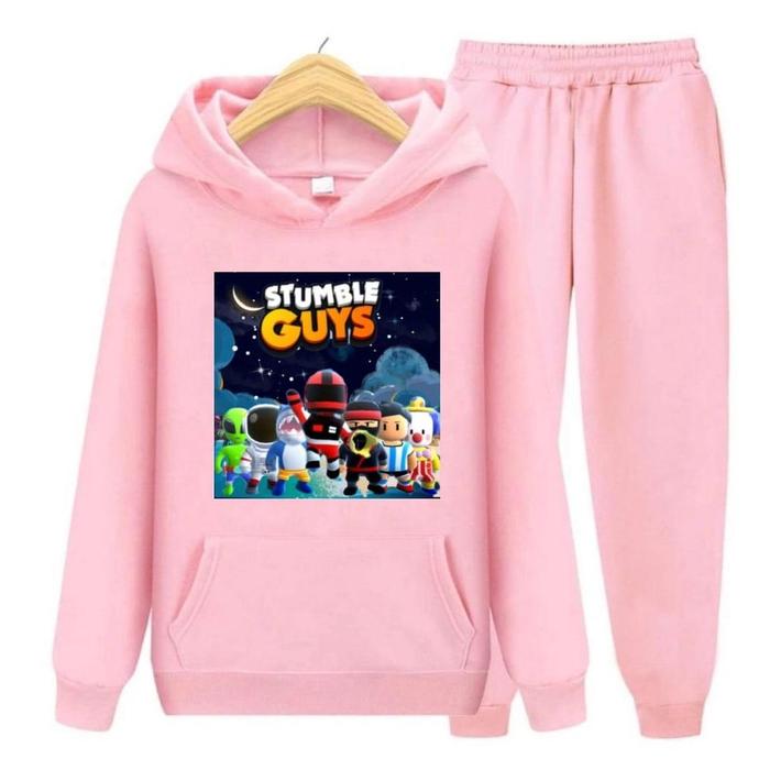 Gambar Setelan Sweater Hoodie STUMBLE GUYS 02 / 1 Set Sweater Anak/Size XS (3-4Thn) S (5-7Thn) M (8-10Thn) XL(10-14thn) - Pink, S (5thn Keatas) dari CLOTING ANAK undefined Tokopedia