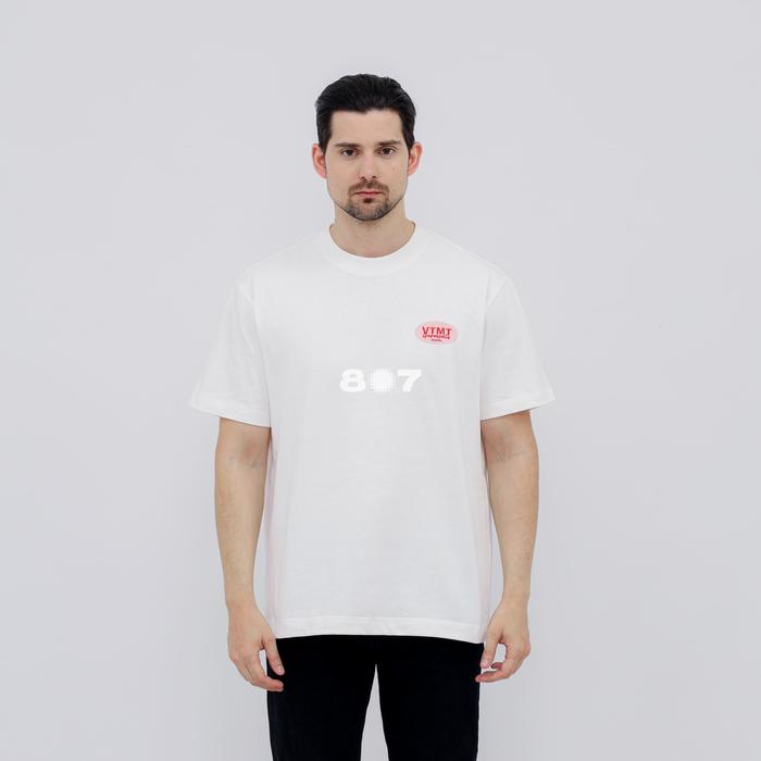 Gambar VTMT Circle Patch Tuft White Tee - L dari 807GARAGE undefined Tokopedia