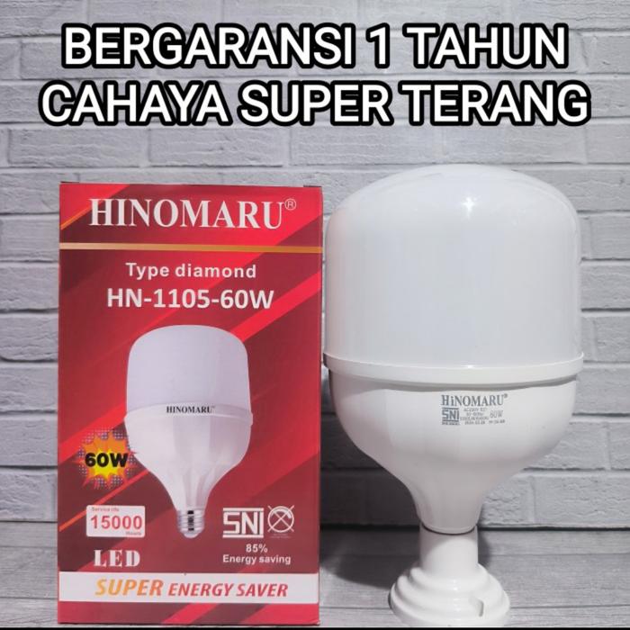 Gambar HINOMARU DIAMOND HN-1105 LAMPU LED 30W 40W 50W 60 WATT CAHAYA PUTIH - 60 WATT PUTIH dari M QUEEN undefined Tokopedia
