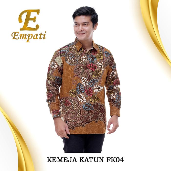 Gambar Kemeja Batik Empati Katun Full Furing Cabut Warna - KFK04, XL dari Empati Batik undefined Tokopedia