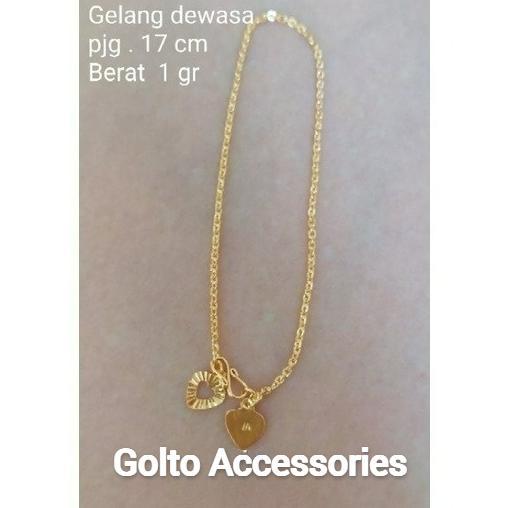 Gambar Gelang Medan Tangan Dewasa Emas Muda 1 Gram - Medan dari Ifni-store undefined Tokopedia
