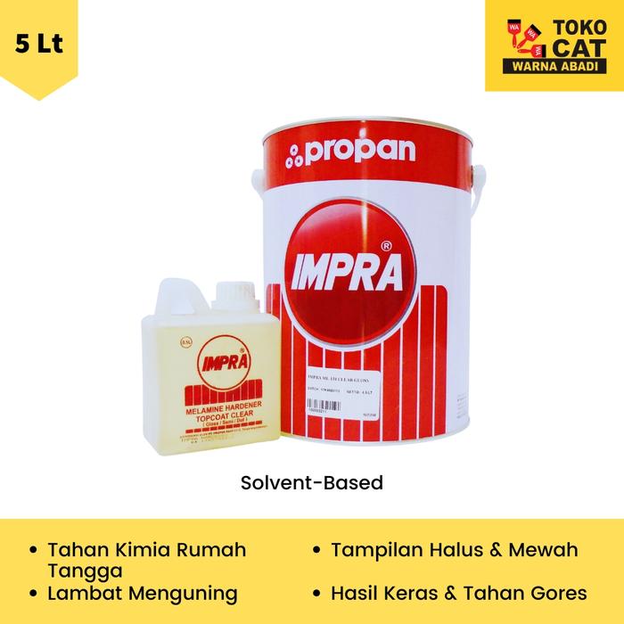 Gambar Propan Impra Melamine Clear 131 5 Liter - GLOSS dari Warna Abadi Bekasi undefined Tokopedia