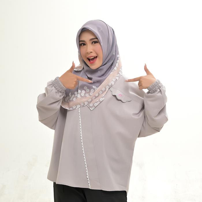 Gambar Rabbani - Tunik Dara Lily Adara V1 Exclusive - 24P Agate Gray, XXS dari Rabbani ID_NEW Kota Bandung Tokopedia