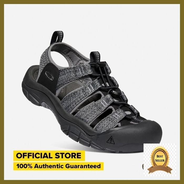 Gambar ready sepatu sandal pria keen newport h2 black/steel grey best quality - 7 dari Trazzer Official Mart undefined Tokopedia