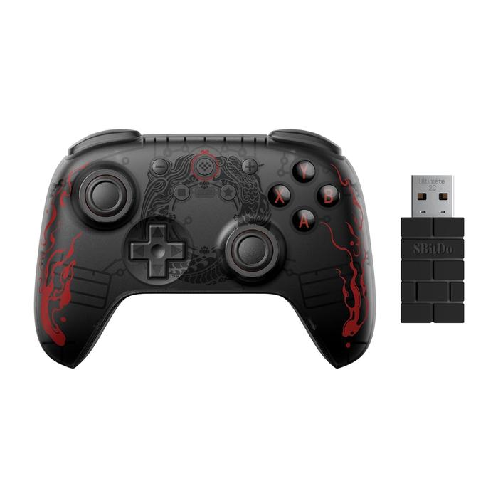 Gambar 8BitDo Ultimate 2C Wired / Wireless Controller Black Myth Wukong Official Edition [Windows / Android] - 81HD Wireless dari CHELSKI GAMES undefined Tokopedia