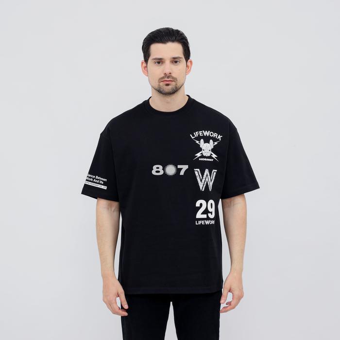 Gambar Lifework Graphic Loose Black Tee - M dari 807GARAGE undefined Tokopedia