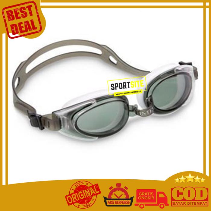 Gambar Intex Water Sport Goggles Hitam. Kacamata Renang Dewasa - Putih dari Sportsite undefined Tokopedia