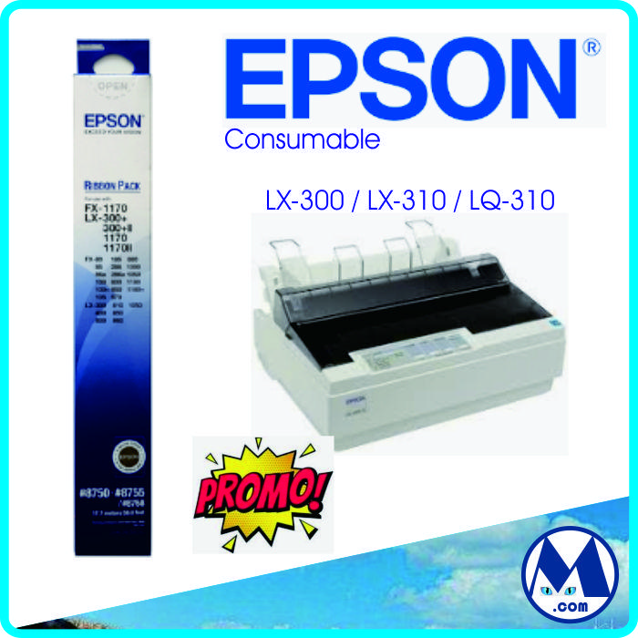 Gambar Refill Pita Printer EPSON LX-300/ LX-300+/ LX-300+II / LX-310 dari MSI Komputer undefined Tokopedia
