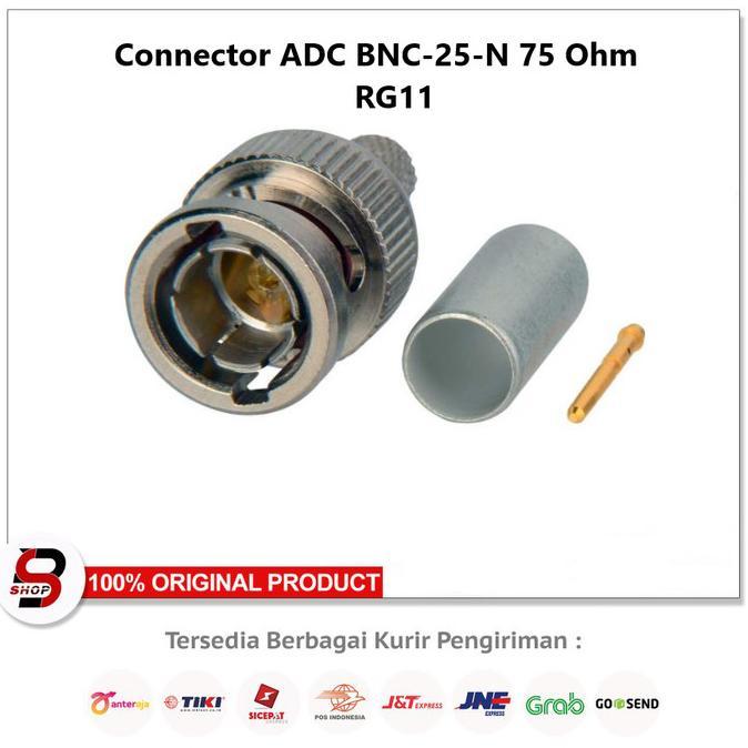 Gambar Diskon! Connector BNC RG11 Canare BCP-C71A 75 Ohm Crimp-Style ACE-113 - ADC BNC-25-N dari laila1qc undefined Tokopedia