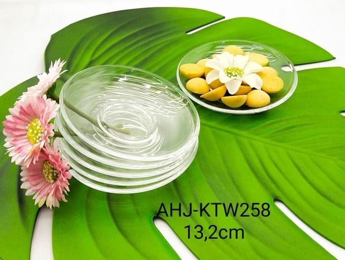 Gambar AHJ-KTW258 GELAS SAUCER IMPORT PIRING KACA PIRING KUE 1 SET ISI 6 PCS - AHJ-KTW258 dari Jessco Living undefined 3 Tokopedia
