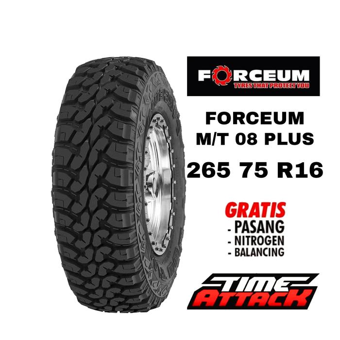 Gambar BAN MOBIL RING 16 BAN KEMBANGAN TAHU FORCEUM M/T 08 PLUS 265 75 R16 JUAL BAN TERMURAH dari Time Attack Hsr undefined Tokopedia